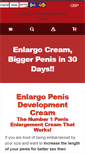 Mobile Screenshot of enlargo-cream.com